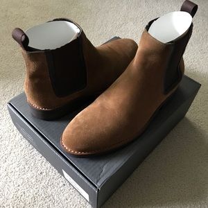 Thursday Boots Honey Suede Duke Chelsea Boot